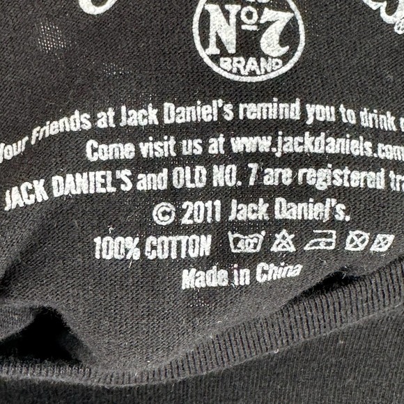 Jack Daniels Black T-Shirt Women's Large - Picture 4 of 5